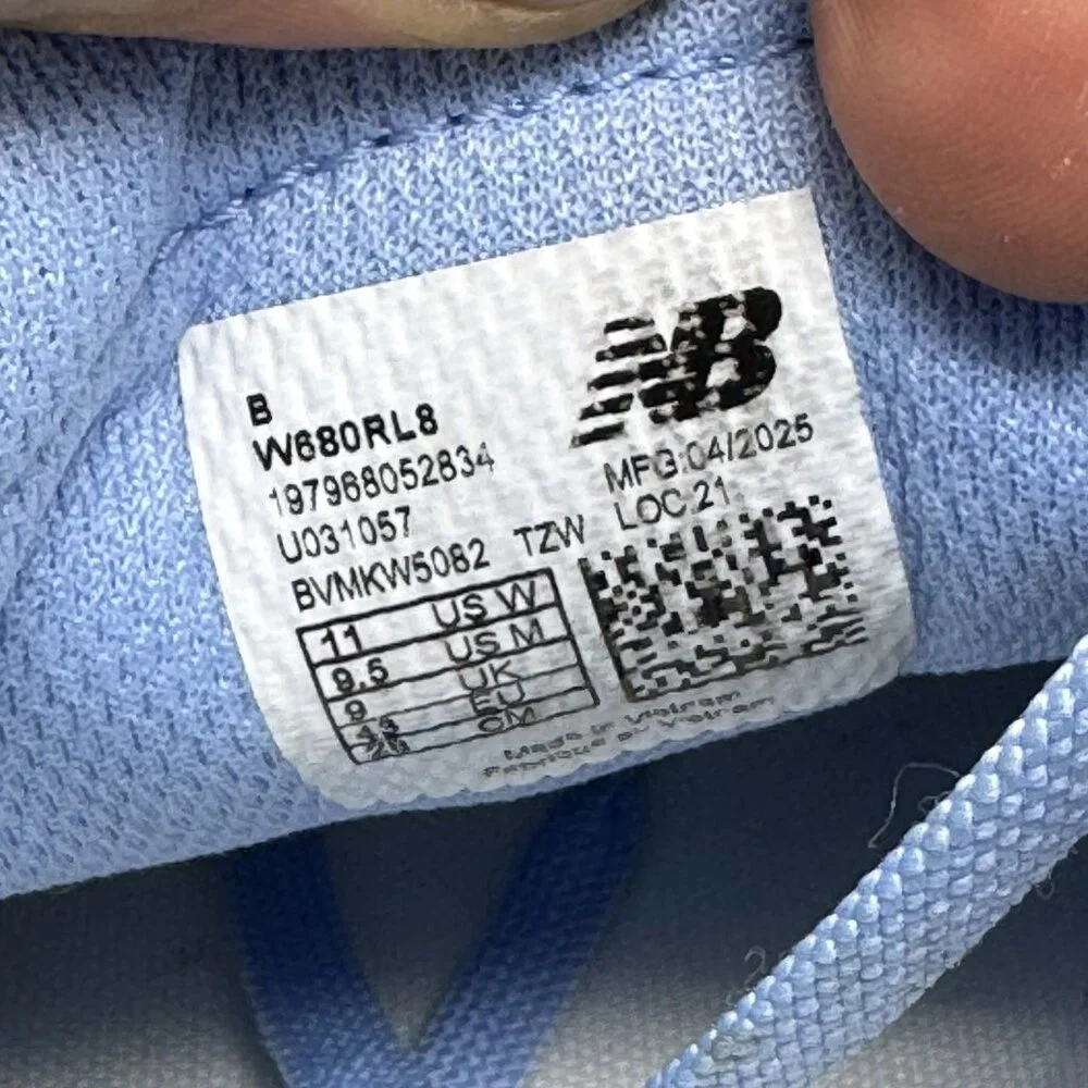 New Balance Unisex FF 680 V8 W680RL8 Blue Running Shoes Sneakers Size M9.5 W11